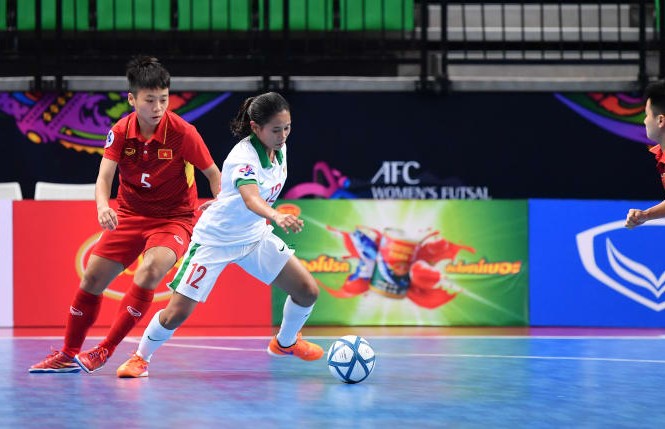 Tuyển Futsal nữ Việt Nam đoạt vé vào bán kết giải châu Á Tuyển Futsal nữ Việt Nam đoạt vé vào bán kết giải châu Á