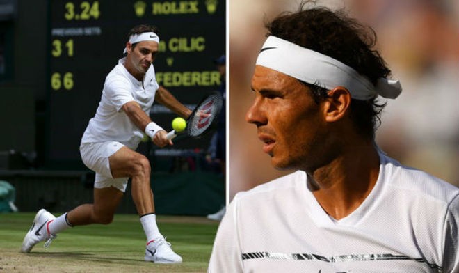 Nadal chung nhánh đấu 'tử thần' với Federer ở Wimbledon 2019 Federer và Nadal có thể gặp nhau ở bán kết Wimbledon 2019