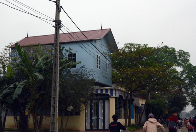 Quan xã “đi đầu” xây dựng trái phép Căn nhà của vị Phó chủ tịch xã Văn Võ được xây dựng trên đất dịch vụ. Ảnh: Minh Đức
