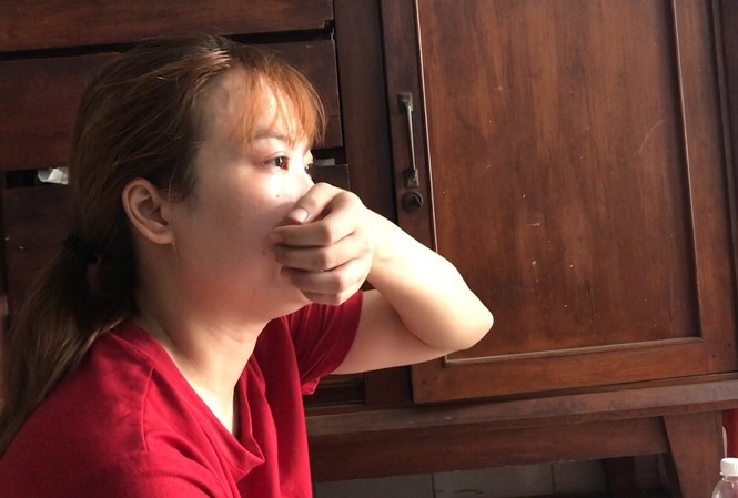Những dự định còn dang dở của hiệp sĩ bị trộm đâm chết ở Sài Gòn Hân bật khóc khi nhắc đến công việc của anh trai mình.