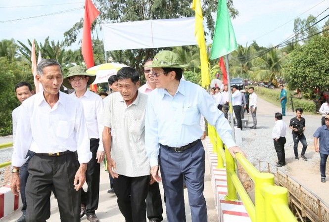 Đưa 17 cầu nông thôn vào sử dụng ở vùng biên giới Những cây cầu kết nối vùng nông thôn được đưa vào sử dụng.