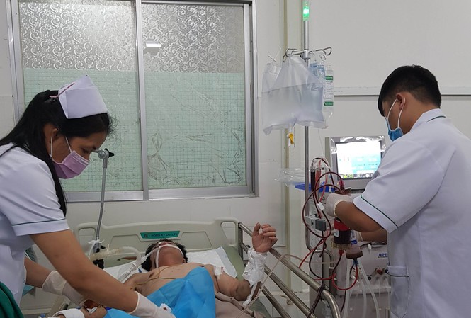 Người đàn ông hôn mê, nguy kịch sau khi ăn bao tử cá mặt thỏ Bệnh nhân đang được điều trị tại Bệnh viện quận 2.