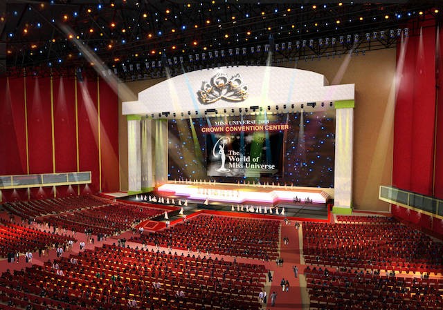 Diamond Bay chào bán 1400 căn hộ-resort hướng vịnh Nha Trang Trung tâm hội nghị Crown Convention Center được gấp rút xây dựng phục vụ cuộc thi Hoa hậu Hoàn vũ thế giới (ảnh: diamondbaycity.com)