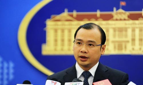 Việt Nam lên án vụ ám sát đại sứ Nga tại Thổ Nhĩ Kỳ Người phát ngôn Bộ ngoại giao Lê Hải Bình. Ảnh: QĐ.