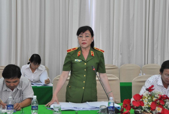 Giám đốc Cảnh sát PCCC Cần Thơ nói về vụ cháy công ty may Thiếu tướng Trần Thị Ngọc Đẹp, Giám đốc Sở Cảnh sát PCCC TP Cần Thơ phát biểu
