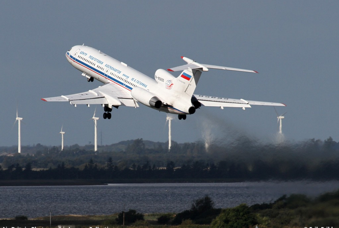 Nga chuẩn bị cử máy bay thị sát không phận Mỹ Một chiếc máy bay Tu-154M LK-1 của Nga. Ảnh: ABPic