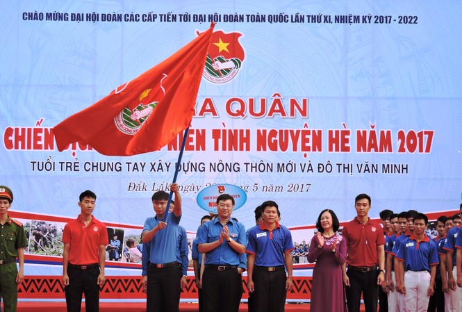 Ra quân Chiến dịch Thanh niên tình nguyện hè năm 2017 Ra quân Chiến dịch Thanh niên tình nguyện hè 2017
