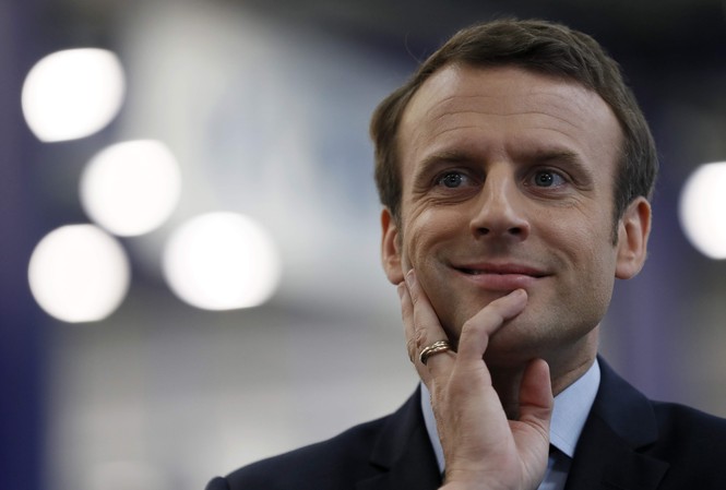 Đảng của ông Macron giành chiến thắng vòng 1 bầu cử Quốc hội Tổng thống Pháp Emmanuel Macron. Ảnh: AP