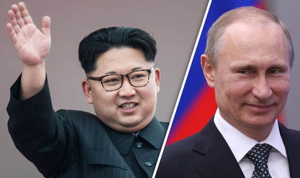 Ông Kim Jong-un mong ông Putin 'tiếp tục xây dựng nước Nga hùng mạnh' Ảnh minh hoạ: Daily Express