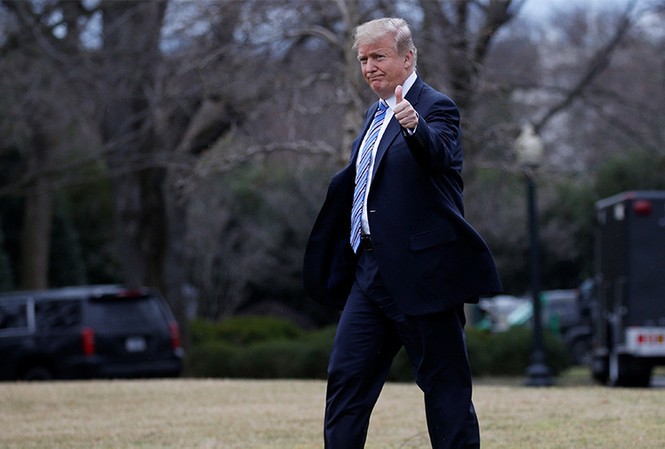 Tổng thống Trump: 'Ông Tập nói Kim Jong-un đang mong gặp tôi’ Tổng thống Mỹ Donald Trump. Ảnh: Reuters
