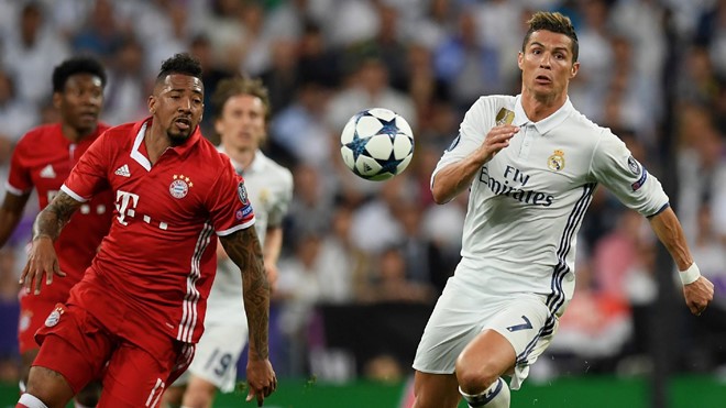 ‘Cả đội Bayern hợp sức mới mong ngăn được Ronaldo’ Ronaldo đang thể hiện phong độ tuyệt vời ở Champions League. Ảnh: Getty Images.