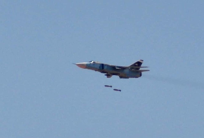 Israel: 'Chúng tôi bắn rơi máy bay Syria, không phải máy bay Nga’ Máy bay Sukhoi của Syria. Ảnh: Reuters