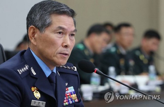 Tổng thống Hàn Quốc bất ngờ bổ nhiệm Bộ trưởng Quốc phòng mới Ông Jeong Kyeong-doo. Ảnh: Yonhap
