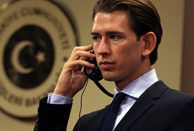 Áo bắt giữ cựu đại tá quân đội 70 tuổi nghi làm gián điệp cho Nga Thủ tướng Áo Sebastian Kurz. Ảnh: Sputnik