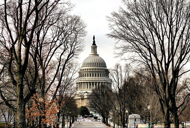 Điều gì xảy ra với 2 tổng thống Mỹ từng bị luận tội? Điện Capitol. Ảnh: Sputnik