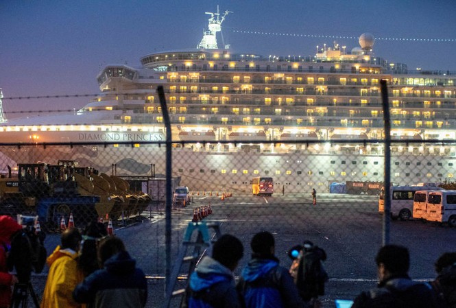 Mỹ sơ tán công dân ‘không mắc Covid-19’ từ du thuyền bị cách ly ở Nhật Bản Du thuyền Diamond Princess. Ảnh: Reuters