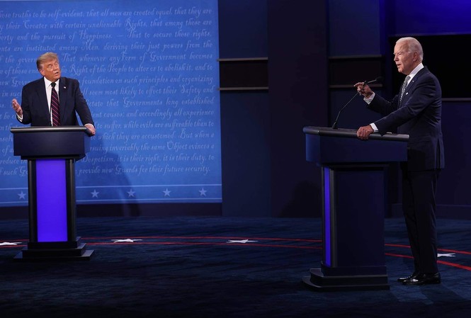 Ông Biden gọi ông Trump ‘là tổng thống tồi tệ nhất mà nước Mỹ từng có’ Ảnh: NBC News