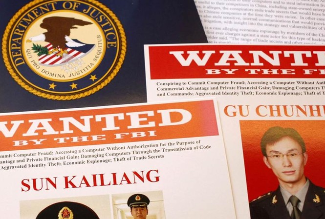 Mánh lới gián điệp Trung Quốc dùng mạng xã hội để chiêu dụ FBI phát lệnh truy nã các đối tượng Trung Quốc. Ảnh: CBS News.