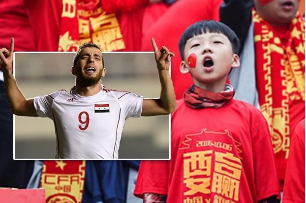 Syrie khiến Trung Quốc vỡ mộng World Cup Trung Quốc đổ rất nhiều tiền để phát triển bóng đá, nhưng ĐTQG của họ thi đấu rất bết bát.