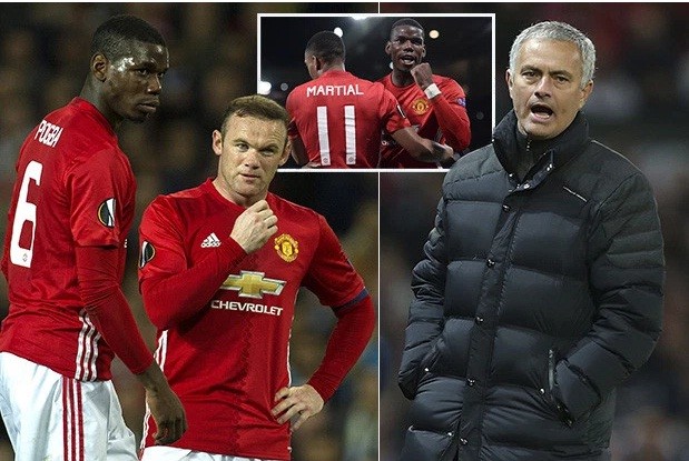 Pogba và Martial “tranh” đá penalty với Rooney Rooney lần lượt nhường đá penalty cho Pogba và Martial.