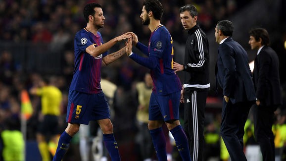 Barcelona nhận 'hung tin' về Sergio Busquets Sergio Busquets dính chấn thương khá nặng.