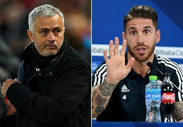 Vì sao Real chọn Zidane để tái hôn thay vì Mourinho? Ramos vốn có mối quan hệ không tốt với HLV Mourinho.