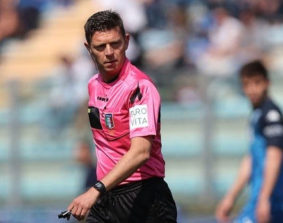 Trọng tài 'ác mộng' của Arsenal bắt chung kết Europa League Trọng tài Gianluca Rocchi.