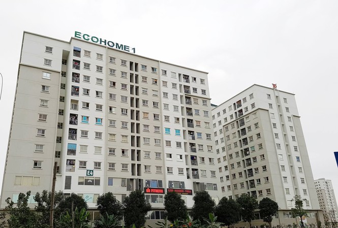 Xôn xao mua cổ phiếu cả trăm tỷ đồng vẫn ở nhà thu nhập thấp Khu nhà ở xã hội Ecohome 1 nơi ông Thọ đăng ký địa chỉ và hiện đang sinh sống cùng gia đình.