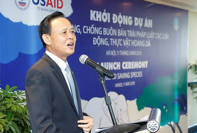 10 triệu USD cho phòng, chống buôn các loài hoang dã Thứ trưởng Thường trực Bộ NN&PTNT Hà Công Tuấn