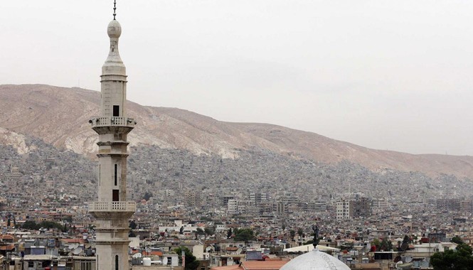 Đại sứ quán Nga ở Syria bị trúng đạn cối Đại sứ quán Nga tại Syria