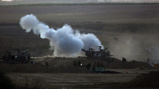 Hai binh sỹ người Mỹ thiệt mạng tại Gaza Binh sỹ Israel pháo kích vào Dải Gaza