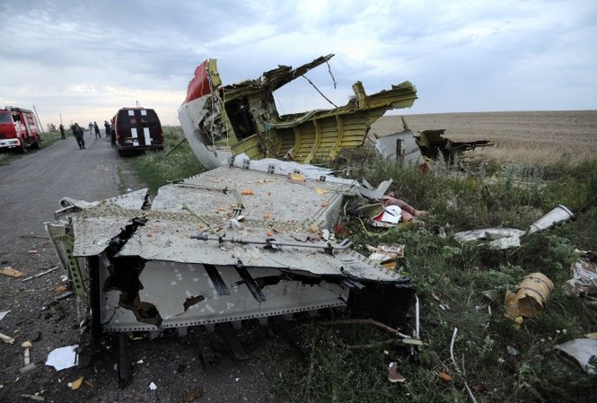 Gia đình thành viên phi hành đoàn MH17 kiện Malaysia Airlines Hình ảnh hiện trường vụ tai nạn.