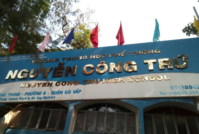Sở GD&ĐT TPHCM vào cuộc vụ giáo viên tố đồng nghiệp nâng điểm học sinh Trường THPT Nguyễn Công Trứ (quận Gò Vấp, TPHCM) nơi xảy ra vụ việc