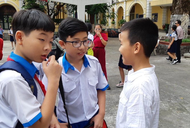 TPHCM công bố điểm thi lớp 6 trường chuyên Trần Đại Nghĩa Thí sinh dự thi vào lớp 6 Trường Chuyên Trần Đại Nghĩa ngày 12/6