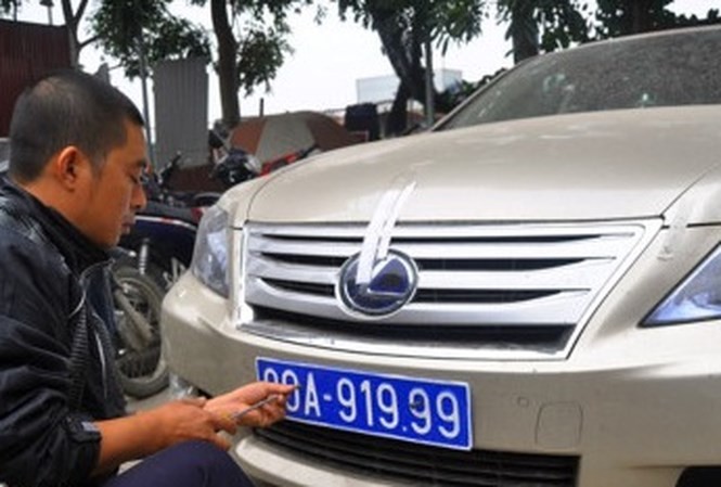 Không có khái niệm biển số xe đẹp trong đề án đấu giá Không có khái niệm biển số xe đẹp trong đề án đấu giá