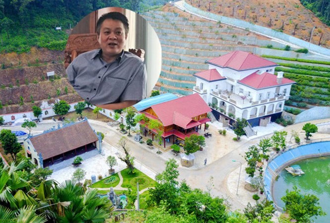 Chiều nay công bố kết luận thanh tra tài sản GĐ Sở TN&MT Yên Bái Ông Phạm Sỹ Quý (ảnh nhỏ) và căn biệt thự khủng.