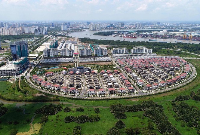 Ai hưởng lợi tại dự án Khu đô thị Thủ Thiêm? Một góc Khu đô thị mới Thủ Thiêm. Ảnh: Zing