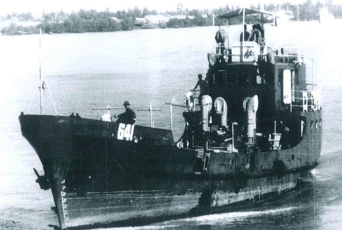 Vì sao tàu HQ-671 trở thành bảo vật quốc gia? Tàu 641 (sau này là HQ-671) trực sẵn sàng chiến đấu năm 1974.