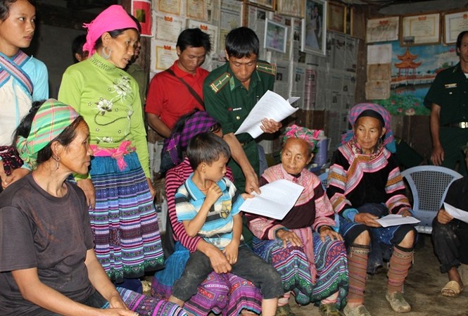 Nâng cao kiến thức pháp luật cho đồng bào biên giới BĐBP Lào Cai tuyên truyền pháp luật cho nhân dân biên giới