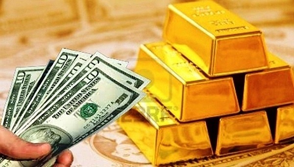 Vàng và USD đồng loạt giảm giá Giá vàng và USD đồng loạt giảm giá. ảnh minh hoạ