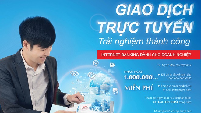 VietinBank dành ưu đãi lớn nhất trong năm cho KHDN sử dụng Internet Banking VietinBank dành ưu đãi lớn nhất trong năm cho KHDN sử dụng Internet Banking