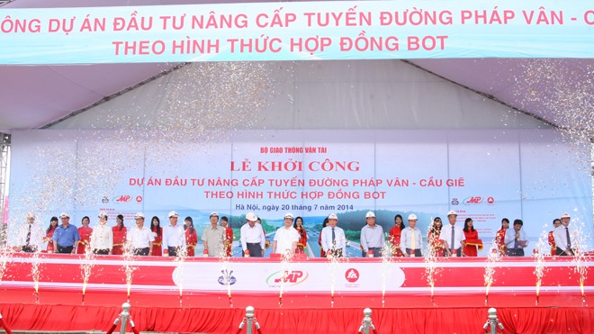 VietinBank tài trợ 5.909 tỷ đồng nâng cấp đường Pháp Vân – Cầu Giẽ Lễ khởi công Dự án nâng cấp tuyến đường Pháp Vân – Cầu Giẽ theo hình thức BOT