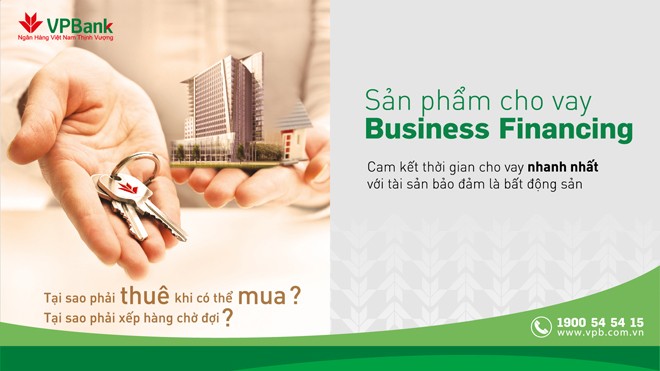 VPBank cho vay 90% giá trị bất động sản đảm bảo VPBank cho vay 90% giá trị bất động sản đảm bảo