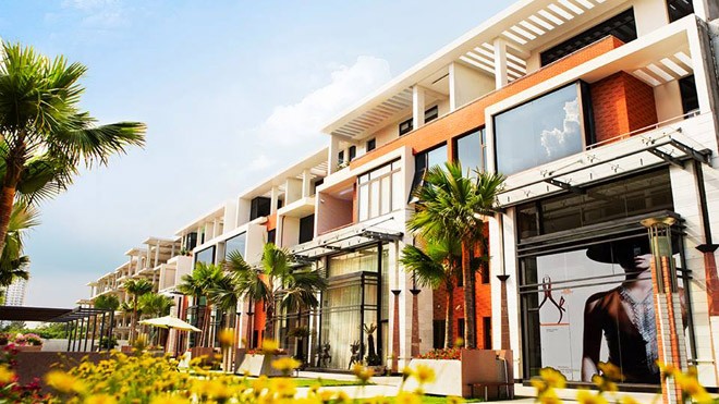 Biệt thự mặt tiền với không gian sống chất lượng Biệt thự mặt tiền với không gian sống chất lượng