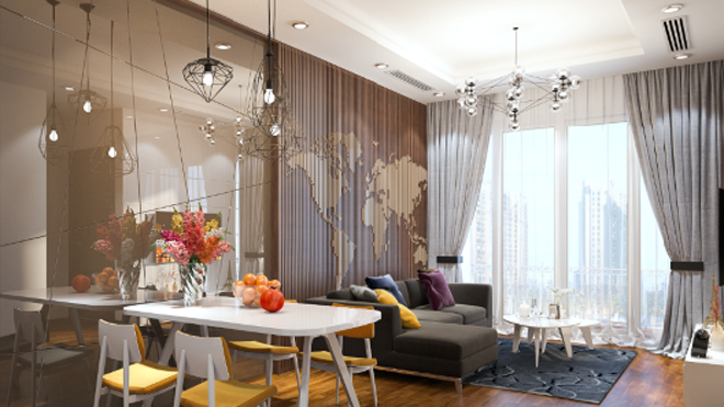 Chính thức giới thiệu khu nhà mẫu căn hộ The Arcadia – Vinhomes Gardenia Phối cảnh căn hộ mẫu The Arcadia – Vinhomes Gardenia