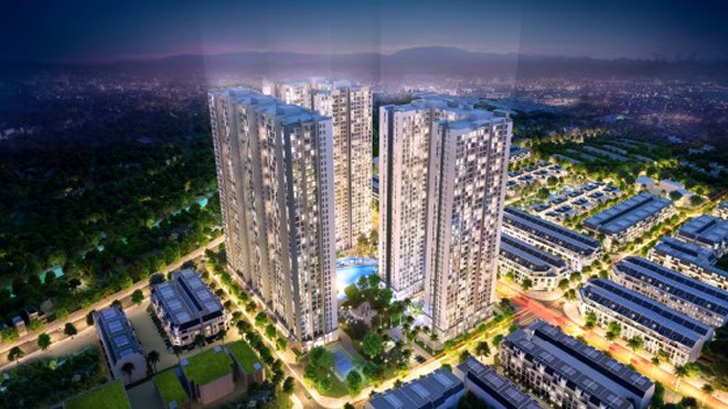 A3 - Tòa căn hộ “hot” nhất mùa thu này? Tòa A3 sở hữu tầm nhìn thoáng rộng và nằm sát trường học Vinschool cùng khu Shophouse Arcadia.