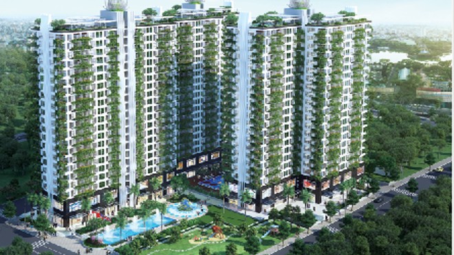 Khu Tây, sức sống mới của thị trường địa ốc Phối cảnh dự án Diamond Lotus Lakeview