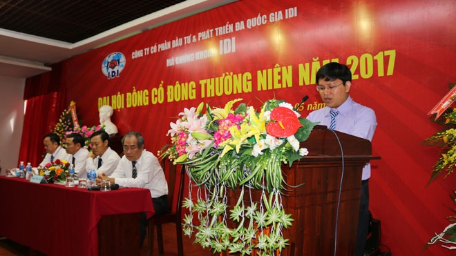 IDI tổ chức thành công Đại hội cổ đông thường niên 2017 IDI tổ chức thành công Đại hội cổ đông thường niên 2017