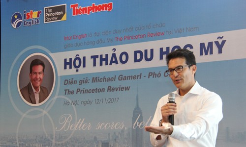 Du học Mỹ khó hay dễ ? Ông Michael Gamerl- Phó Chủ tịch The Princeton Review