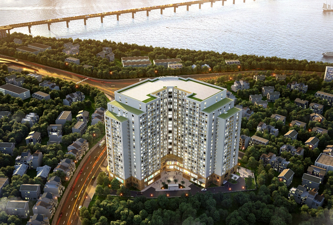 “Ở phải rộng, làm phải lớn” - Mở bán đợt cuối T&T Riverview Phối cảnh thổng thể dự án T&T Riverview